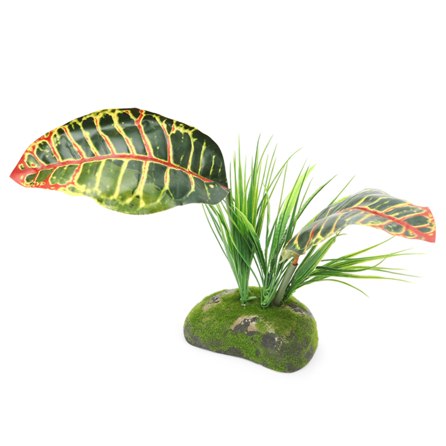 ProRep Artificial Tropical Croton Plant, 30cm