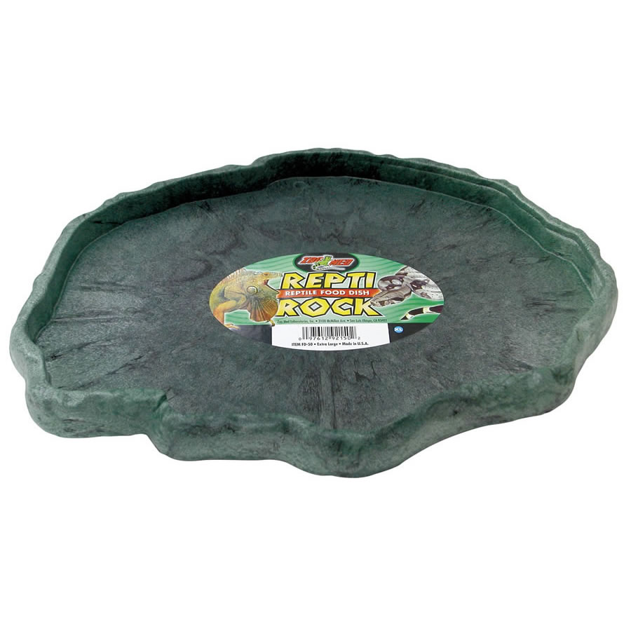 Zoo Med Repti Rock Feed Dish, X-Large, FD-50