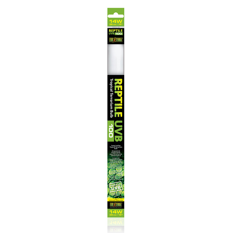 Exo Terra Reptile UVB 100 Tube 14W 15in. 