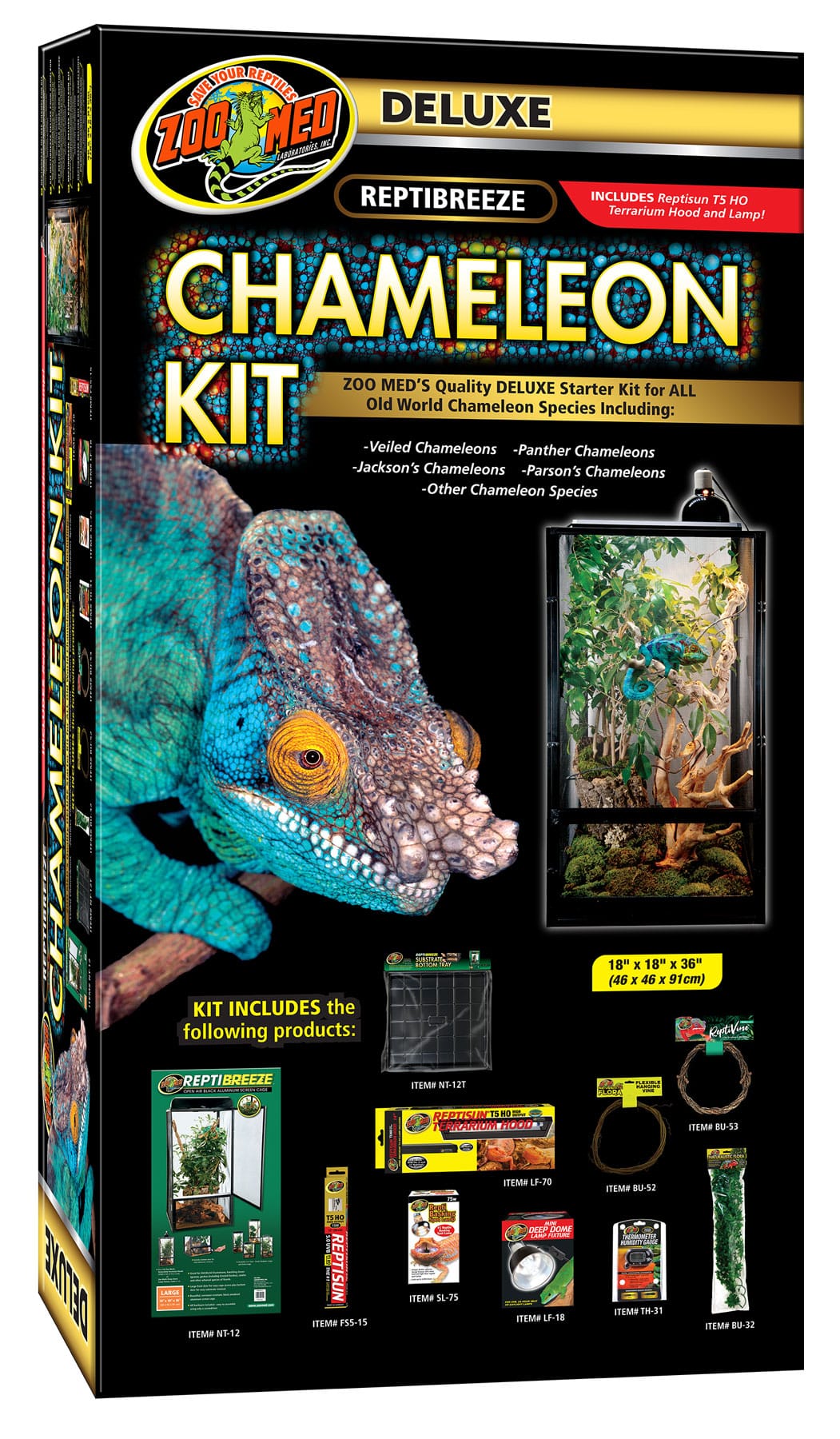 Zoo Med Deluxe ReptiBreeze Chameleon Kit