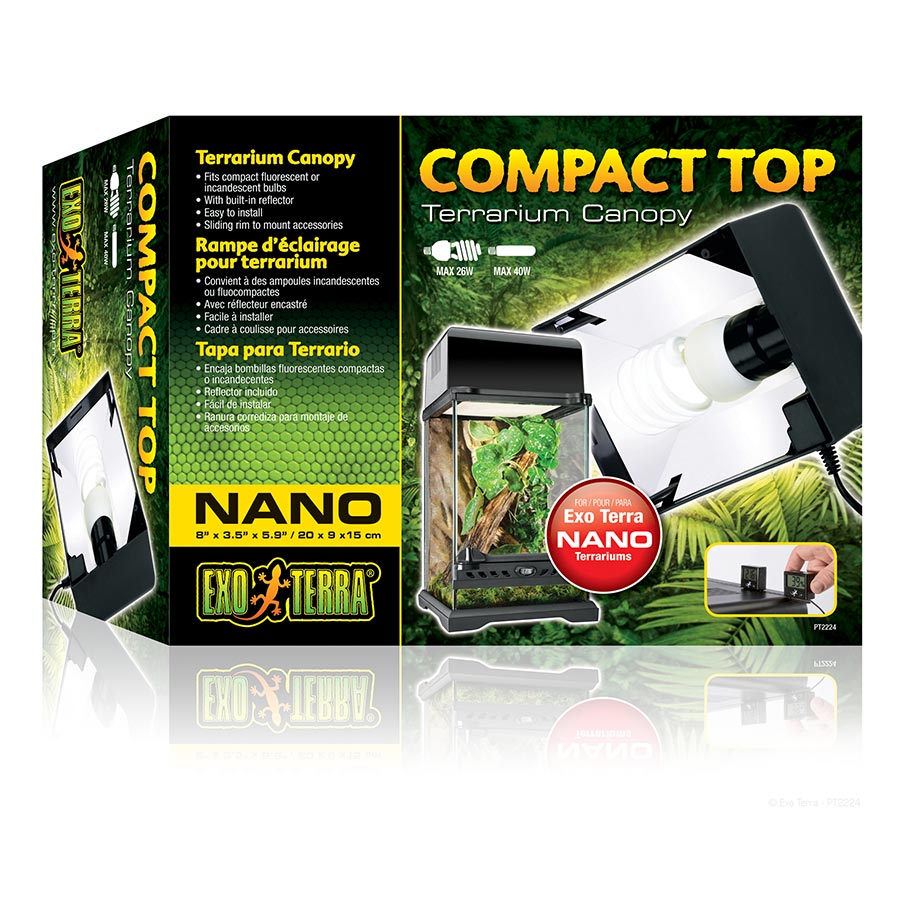 Exo Terra Compact Nano Canopy 20cm,