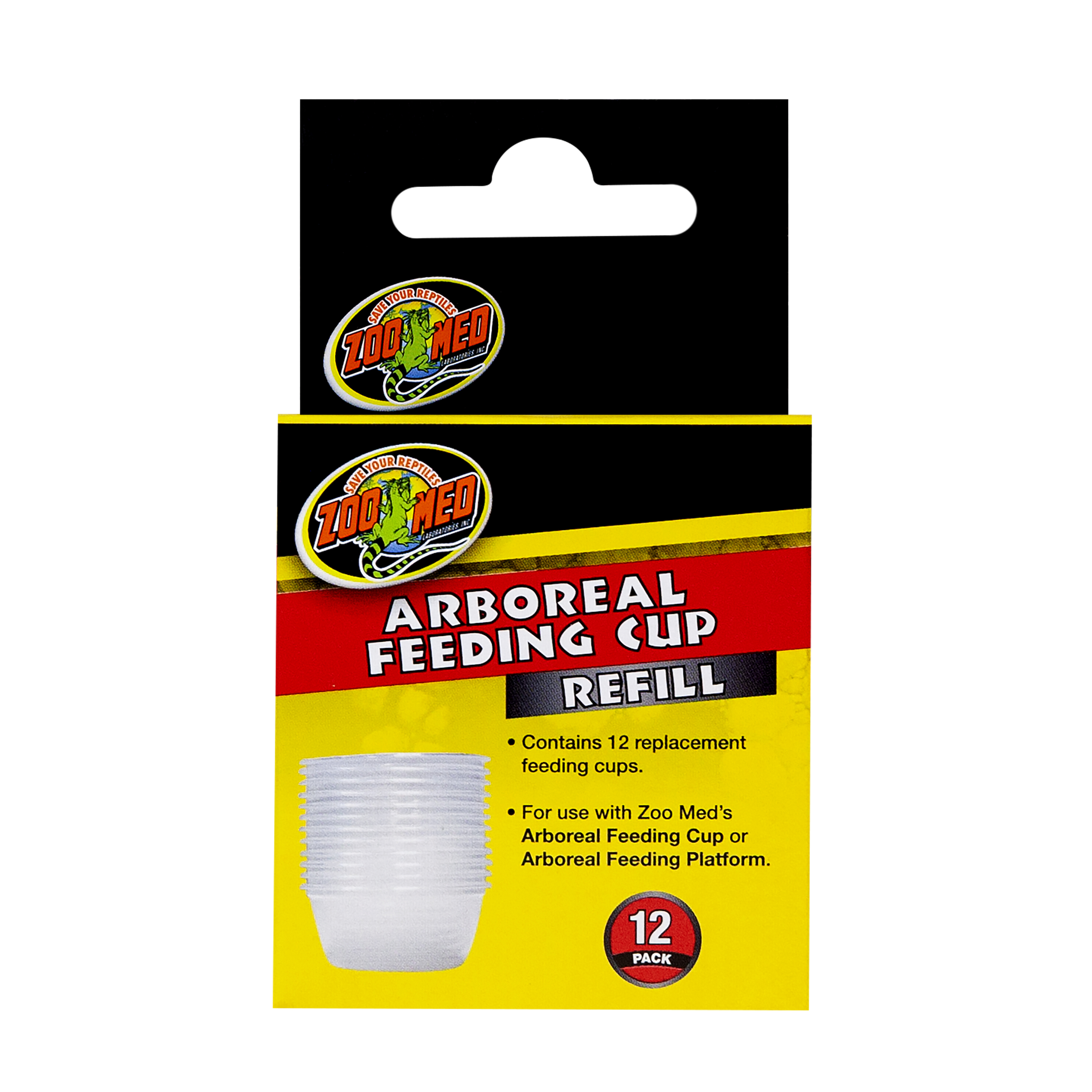 Zoo Med Arboreal Feeding Cup Refill (12pcs) TA-54
