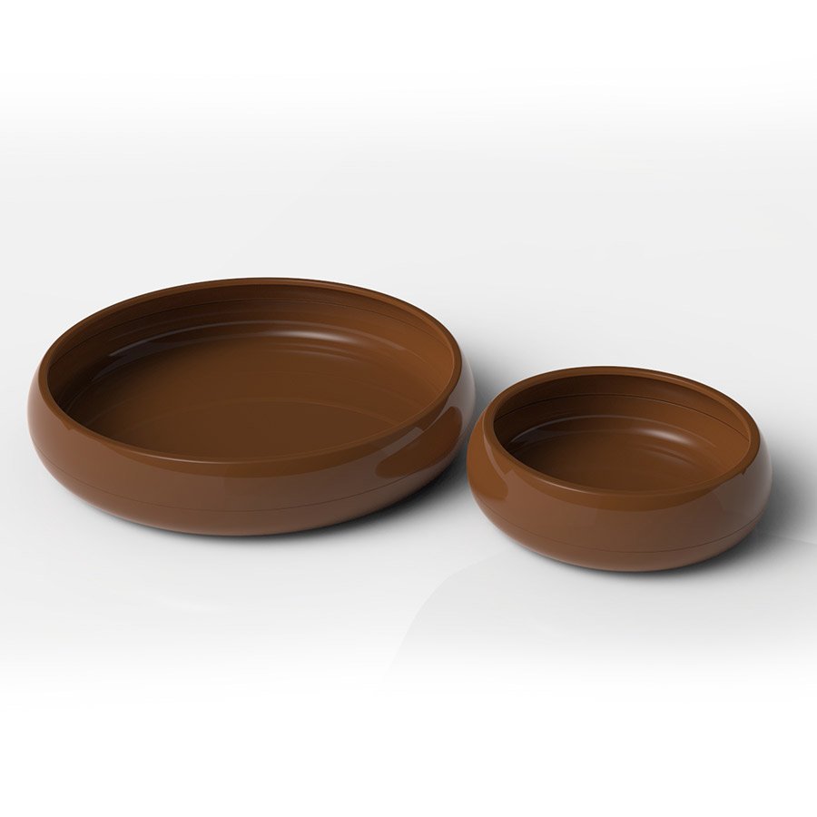 ProRep Mealworm Dish Earth Brown 75mm,