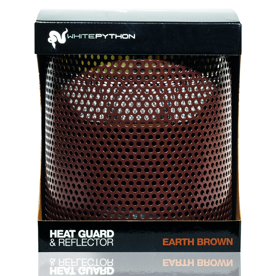 White Python Heat Guard & Reflector, Earth Brown