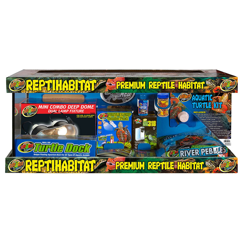 Zoo Med ReptiHabitat Aquatic Turtle kit NT-T22UK