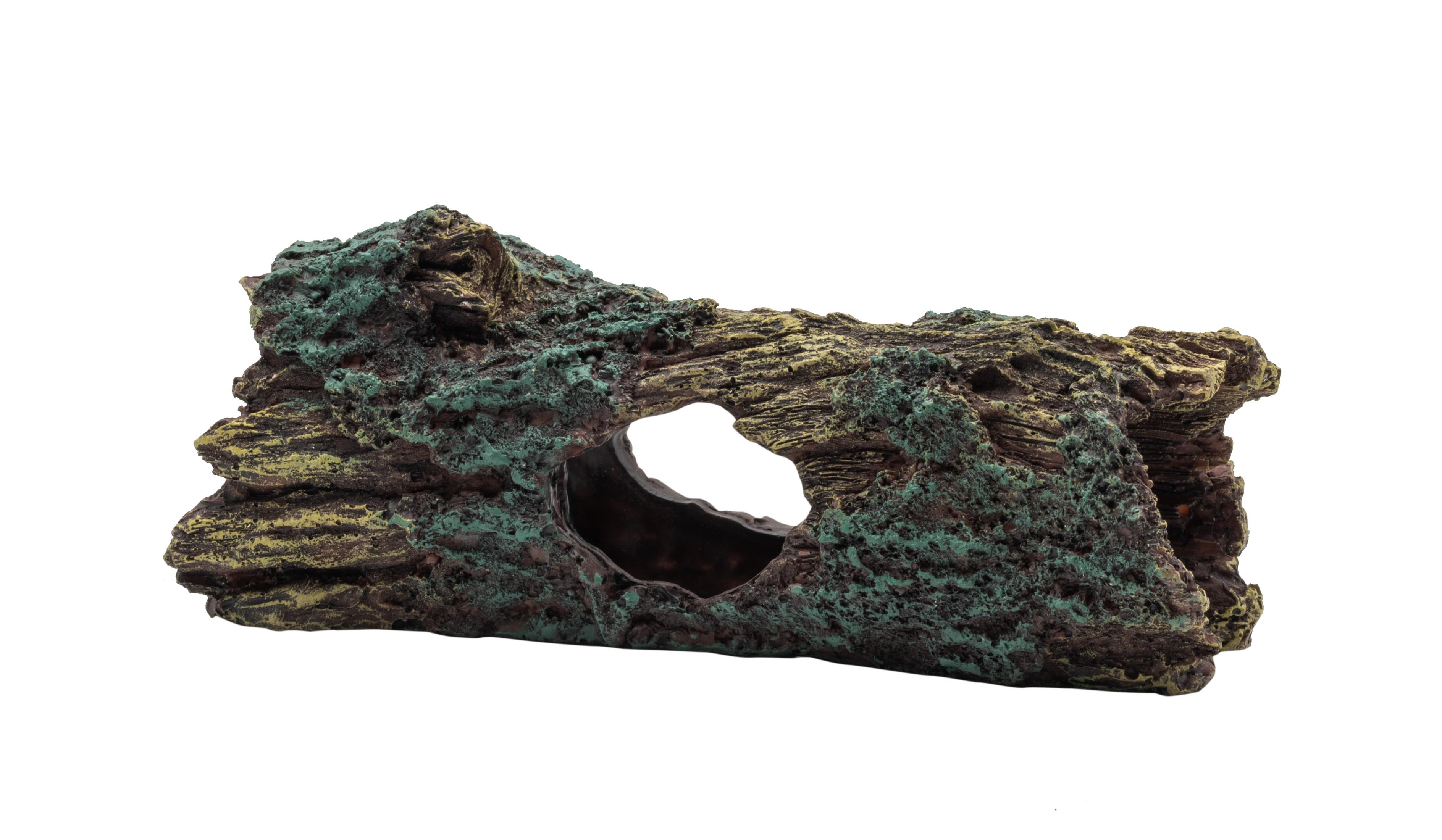 ProRep Dark Wood Log Hide Med 18.5x7x7.2cm