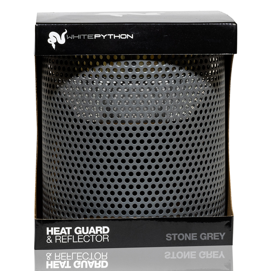 White Python Heat Guard & Reflector, Stone Grey
