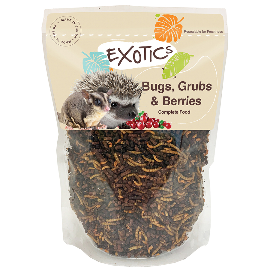 NG Exotics Bugs, Grubs & Berries 600g
