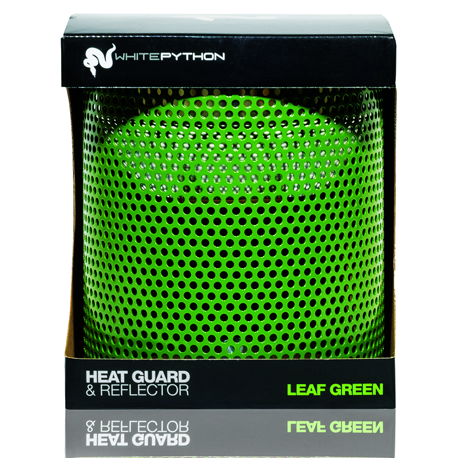 White Python Heat Guard & Reflector, Leaf Green