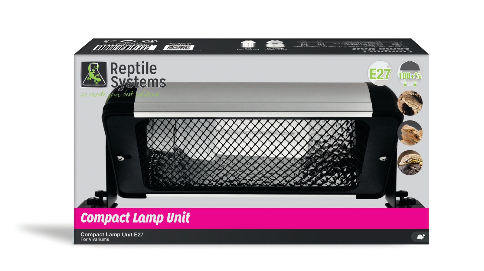 Reptile Systems Compact Lamp Unit E27 - 30cm