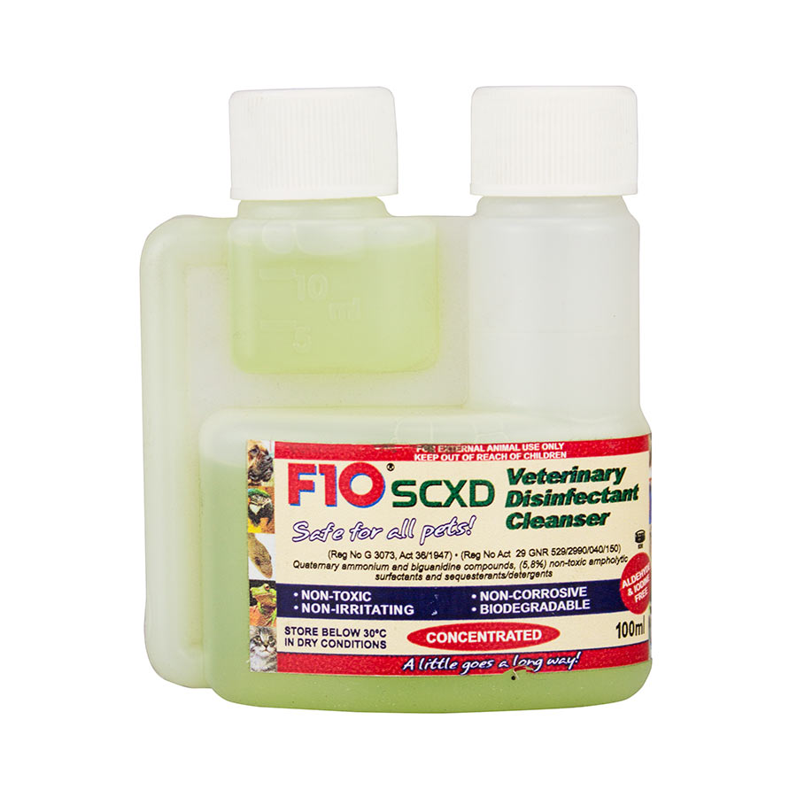 F10 SCXD Veterinary Disinfectant/Cleanser 100ml