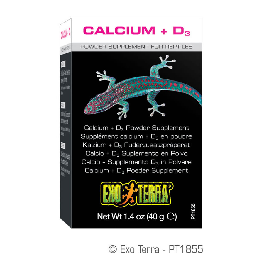 Exo Terra Reptile Calcium + D3 40g,