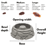 Dubia Roach Feeding Bowl - Escape Proof - Image 5